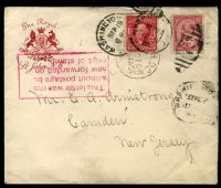 rare type with horse clear of g Nepal 1887 Red on buff postal stationery card 