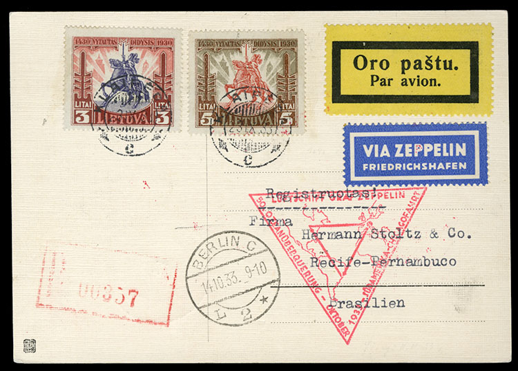 Lot 1076 - POLAND Gross-Born Offlag IID Postal Stationery  -  Cherrystone Auctions U.S. & Worldwide Stamps & Postal History