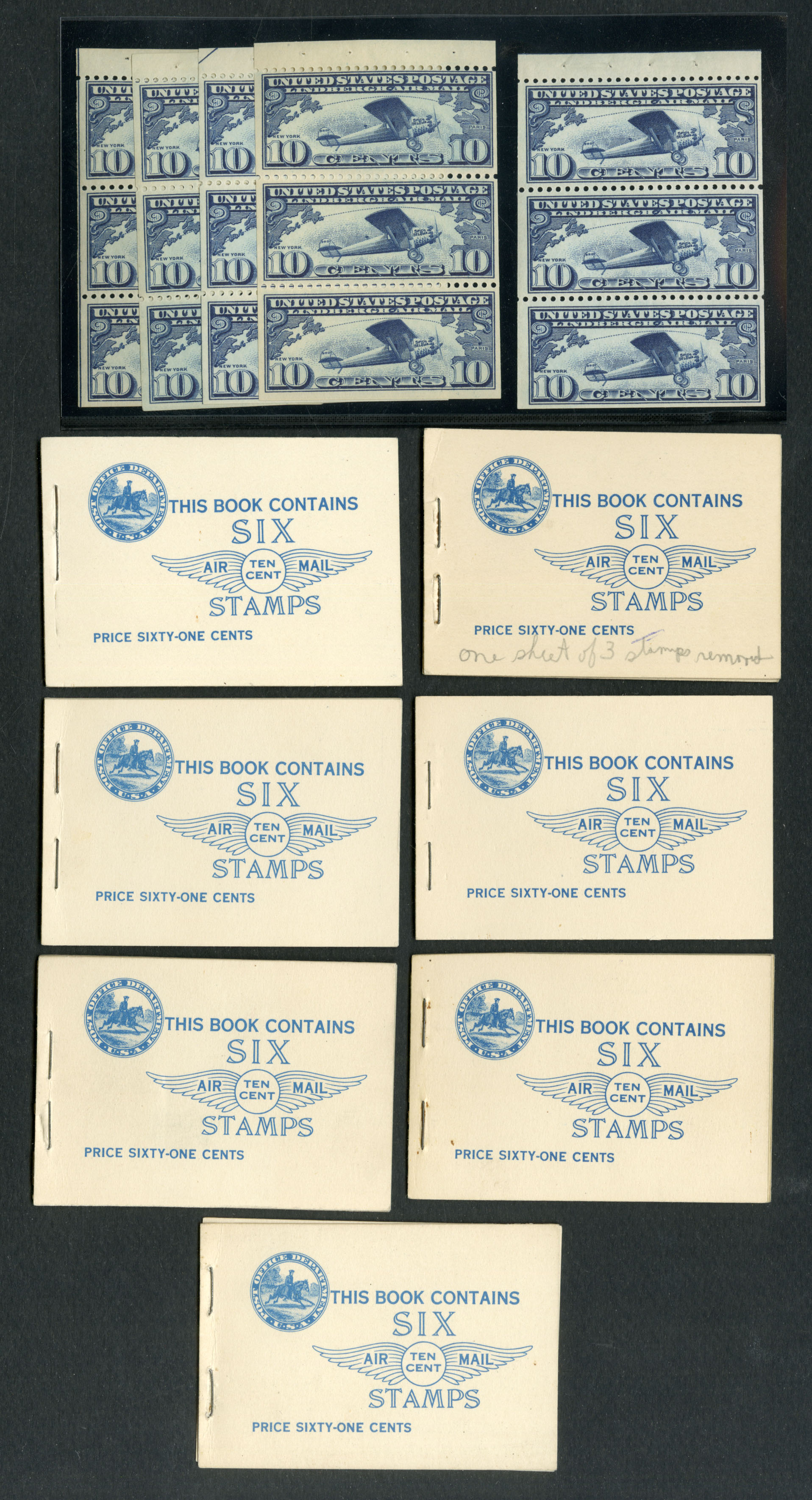 Lot 146 - United States Air Post  Zeppelin Flights  -  Cherrystone Auctions U.S. & Worldwide Stamps & Postal History
