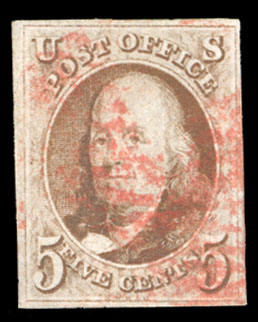 Lot 2 - United States 1847 Issue  -  Cherrystone Auctions U.S. & Worldwide Stamps & Postal History