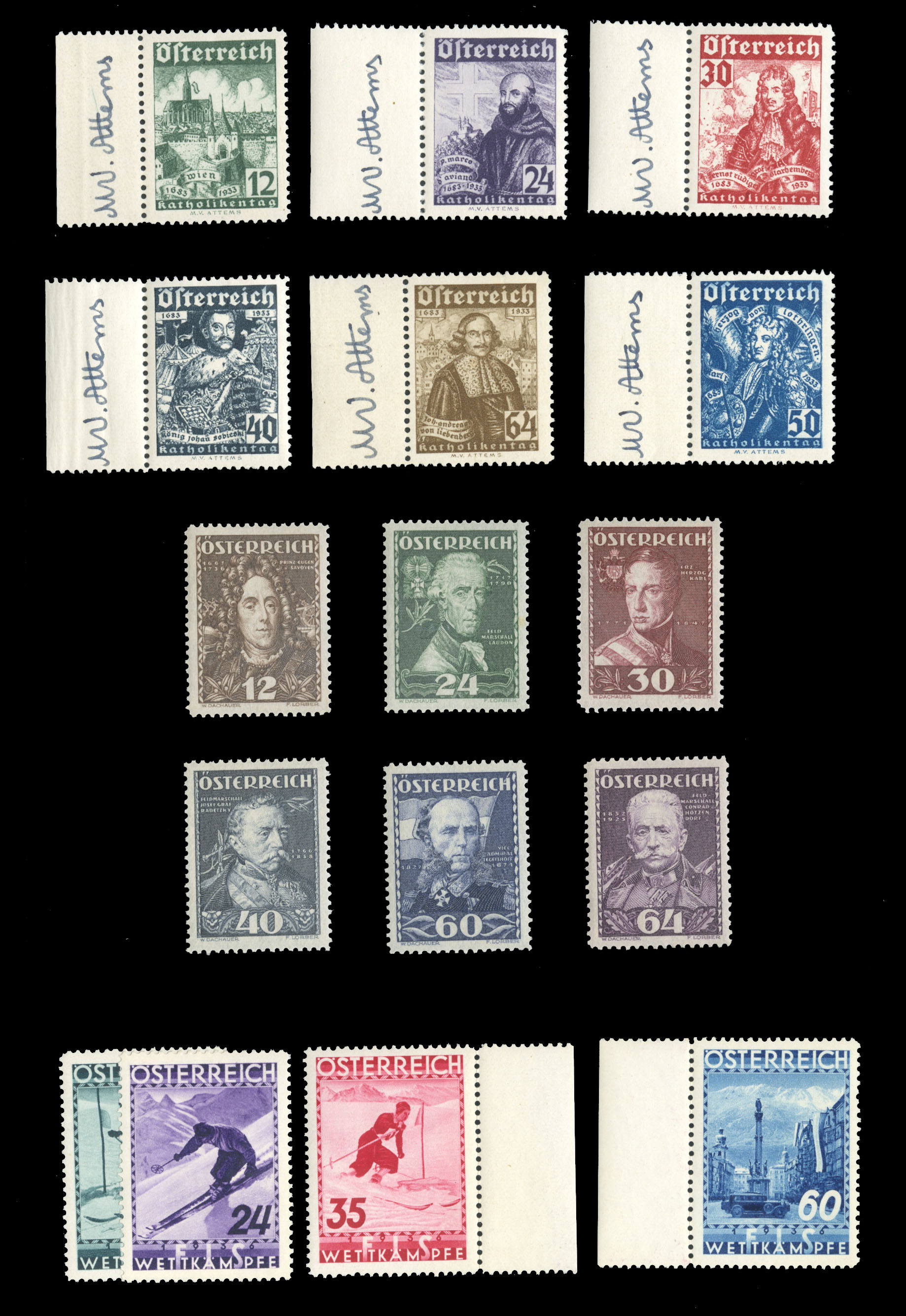 Lot 262 - AUSTRIA Austria - Post WWI Local Issues - Knittenfeld  -  Cherrystone Auctions U.S. & Worldwide Stamps & Postal History