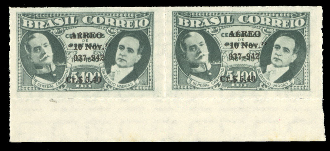 Lot 291 - BRAZIL  Zeppelin Flights  -  Cherrystone Auctions U.S. & Worldwide Stamps & Postal History