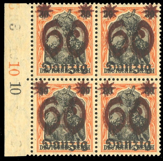 Lot 356 - DANZIG  Zeppelin Flights  -  Cherrystone Auctions U.S. & Worldwide Stamps & Postal History