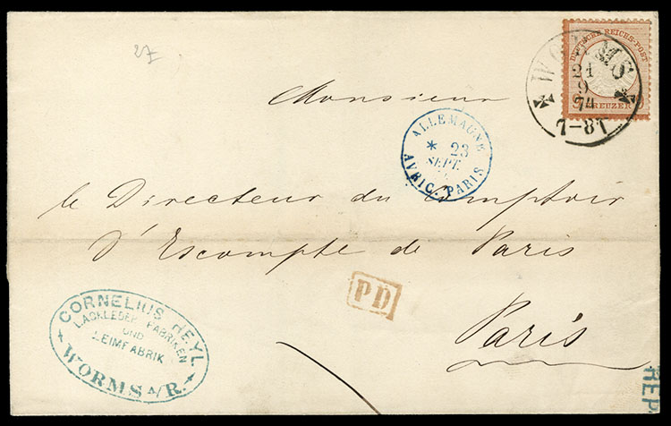 Lot 499 - BRITISH COMMONWEALTH JORDAN  -  Cherrystone Auctions Rare Stamps & Postal History of the World