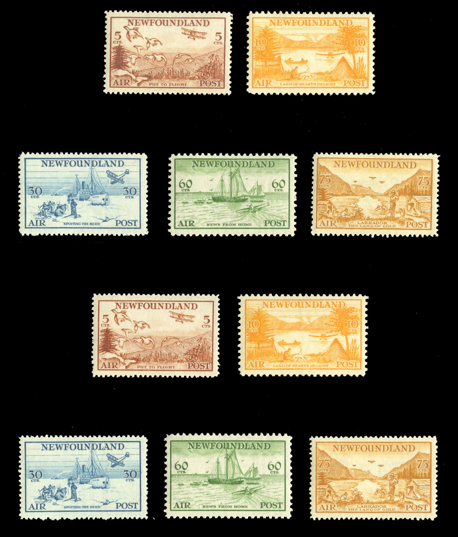 Lot 739 - ICELAND  Zeppelin Flights  -  Cherrystone Auctions U.S. & Worldwide Stamps & Postal History