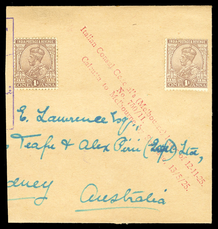 Lot 826 - ITALIAN COLONIES Eritrea  -  Cherrystone Auctions U.S. & Worldwide Stamps & Postal History