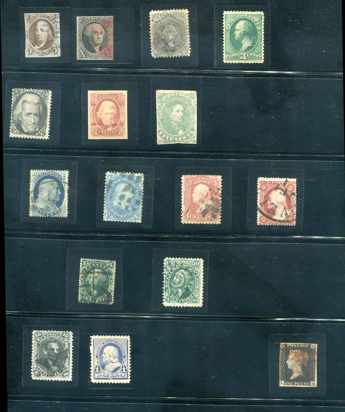 US Stamp - 1904 5c Louisiana Purchase - 4 Stamp Block - 2 LH 2 NH